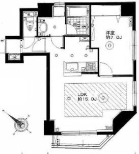 ドルチェ人形町スイート 間取り