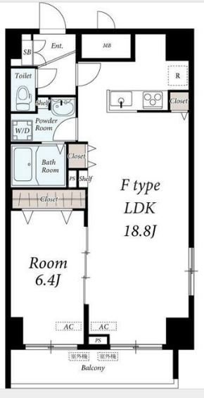 リブリ東上野 間取り