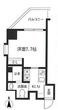ケーディーエックスレジデンス御徒町    間取り