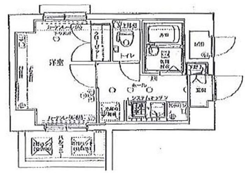 エクセリア神楽坂   401号室 間取り