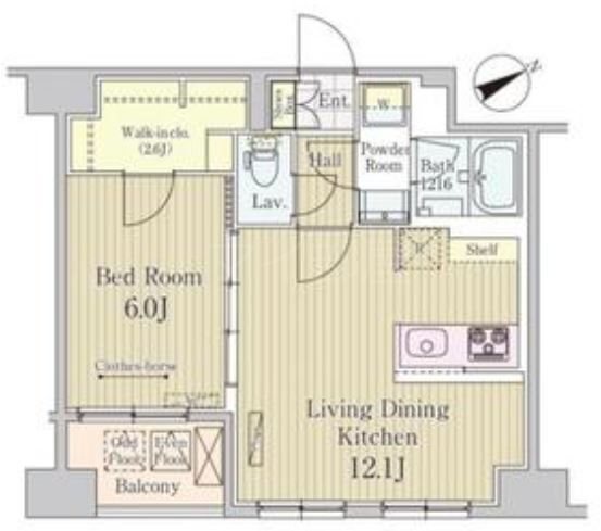 京橋レジデンス 間取り