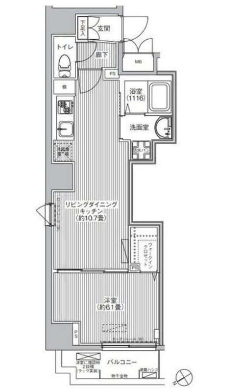 トモヤレジデンス蔵前 間取り