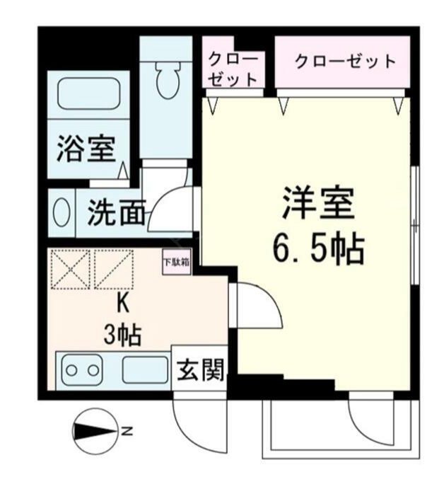 日本文化倶楽部ミュージアム  302号室 間取り