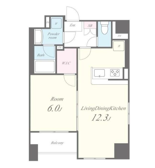 アーバンレジデンス神田富山町 501号室 間取り