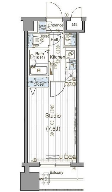 グランドガーラ神田  間取り