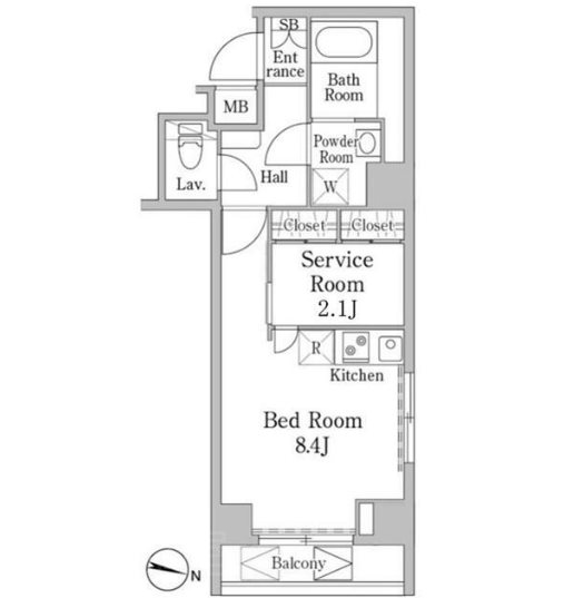 VAINQUEUR　iwamotocho 間取り