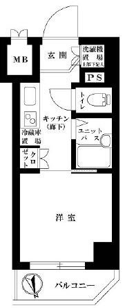 ルーブル神楽坂 間取り
