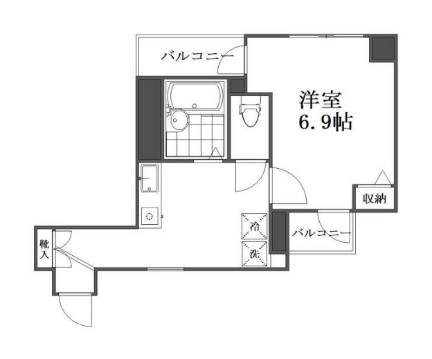 シンシア日本橋 間取り