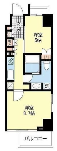 ジェノヴィア浅草橋グリーンヴェール 間取り