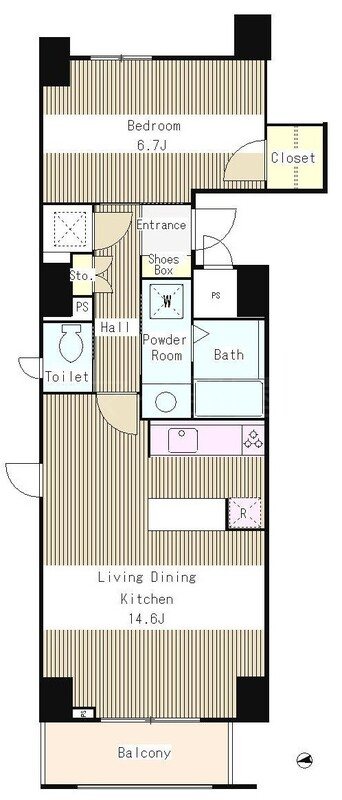 ザ・テラス千駄木 間取り