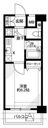 プレールドゥーク文京本駒込 間取り