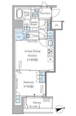 パークアクシス御茶ノ水ヒルトップ 間取り