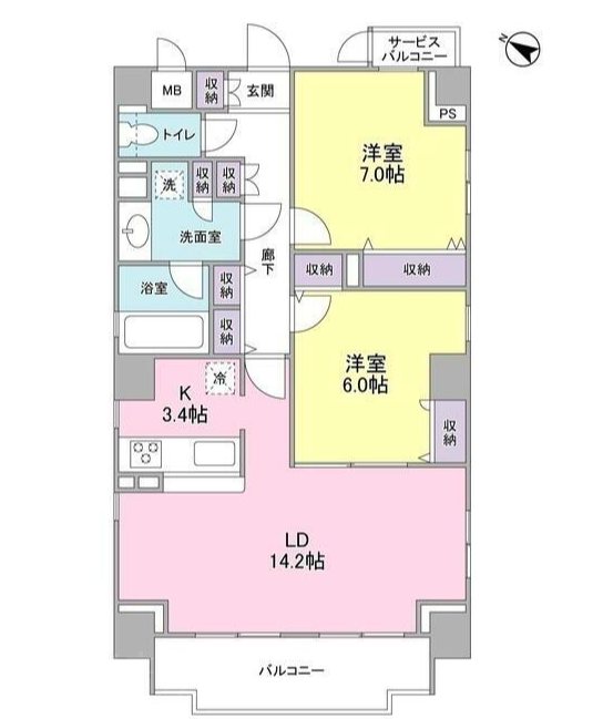 ヴェルデュール本郷壱番館 間取り