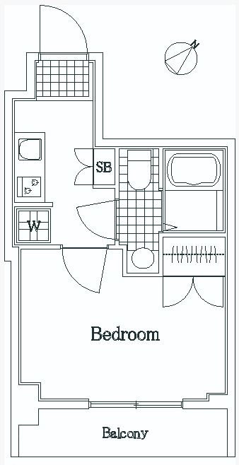 スカイコート日本橋第3 間取り