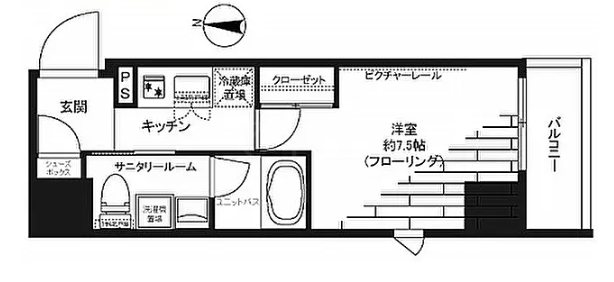 グランドコンシェルジュ神楽坂&alpha; 間取り