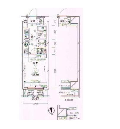ヴェルト湯島     間取り