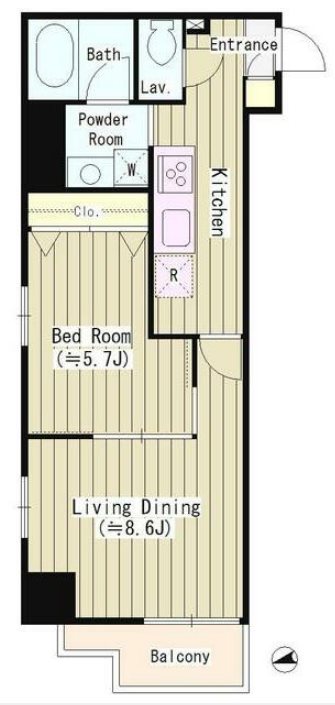 ルミナス神楽坂 間取り