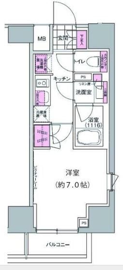 プレジリア東日本橋 間取り