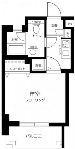 スカイコート浅草柳橋 間取り