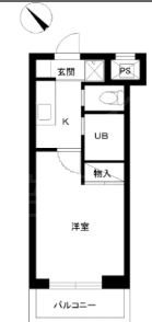 スカイコート日本橋第2 間取り