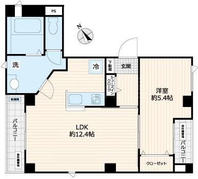 ビューノ日本橋 間取り