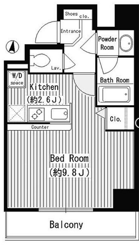 バンブー岩本町    間取り