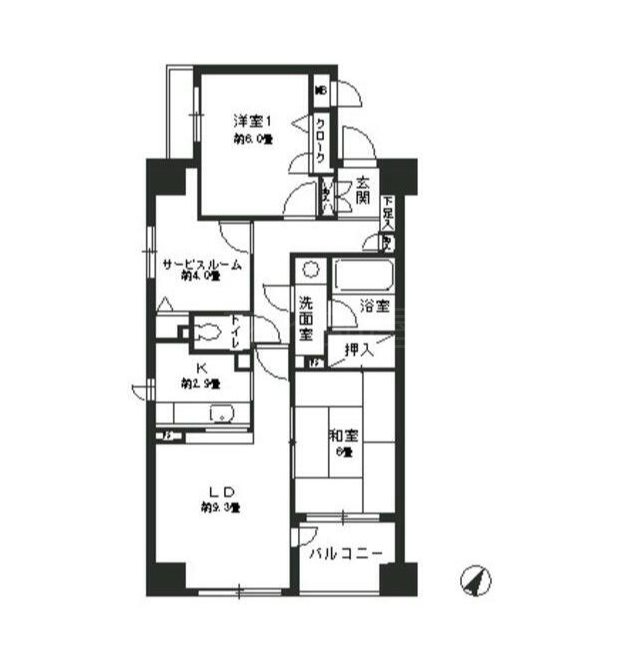 コンフィール日本橋アクアシティ 間取り