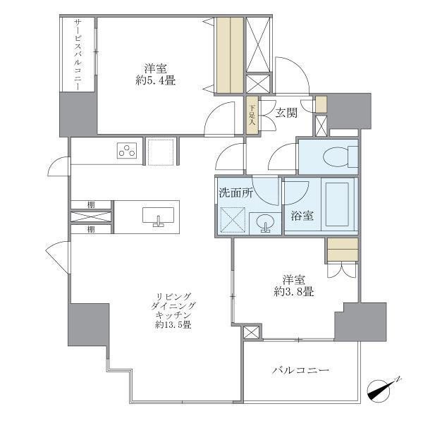 ブリリア日本橋茅場町 間取り