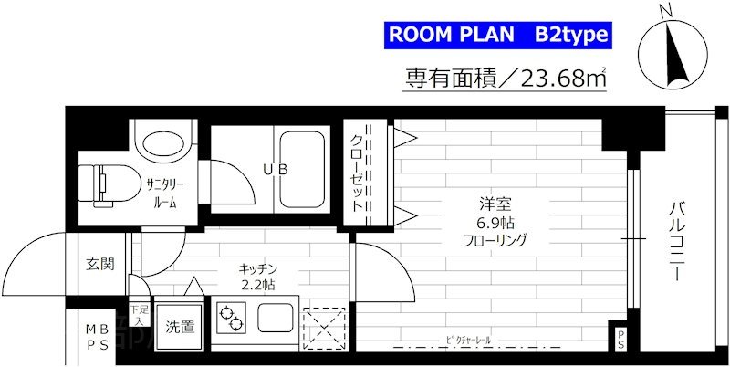ステージグランデ本郷    902号室 間取り