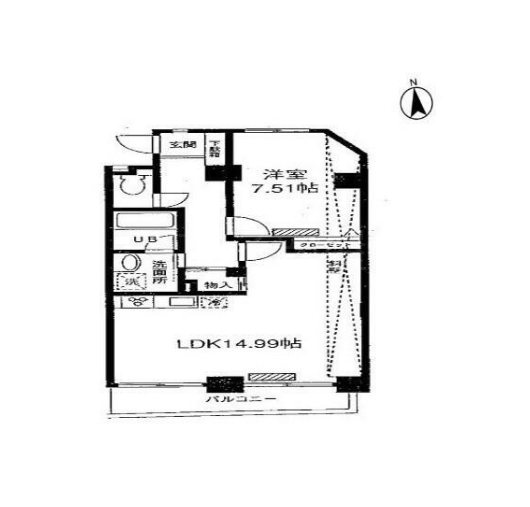 ブルーガーデン小石川    602号室 間取り
