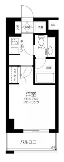 パークプリエ神楽坂 間取り
