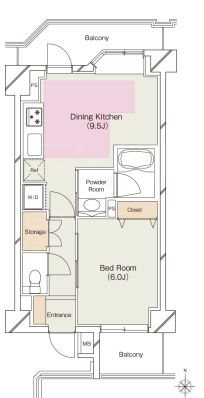 ベラカーサ池之端 間取り