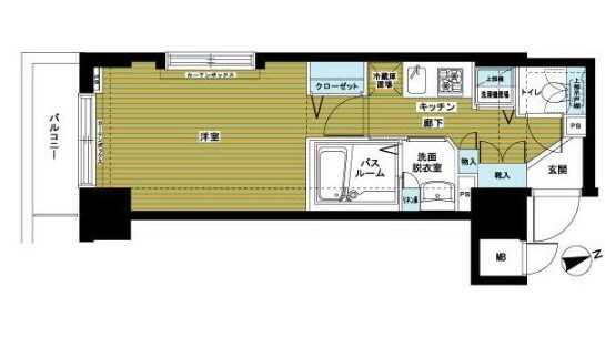 アヴァンティーク銀座東   間取り