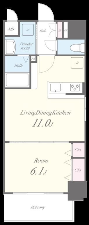 ランエージ新御徒町 間取り