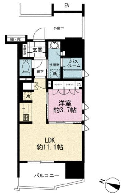 ライオンズ千代田三崎町 間取り
