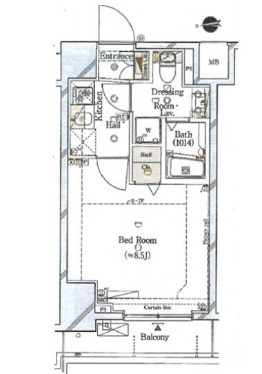 ガリシアグランデ江戸川橋 間取り