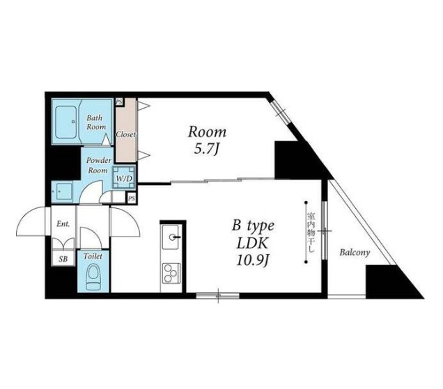 リブリサンヴィレッジ26  802号室 間取り
