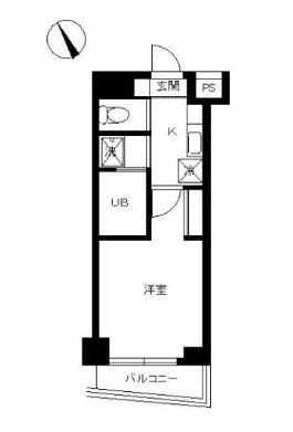 スカイコート後楽園WEST      1402号室 間取り