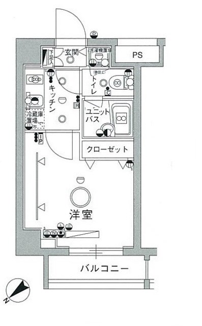 スカイコート茗荷谷壱番館 間取り