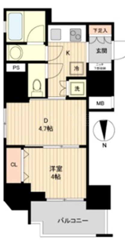 日神デュオステージ新御徒町 間取り