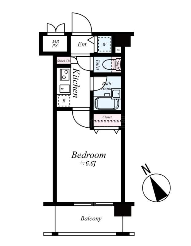 パレステュディオ文京千石パークサイド 間取り