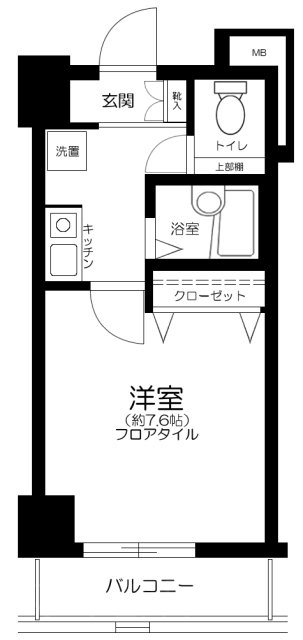 ヴェルト日本橋Ⅱ 間取り