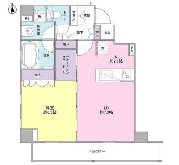 ファインクレーネ秋葉原    間取り