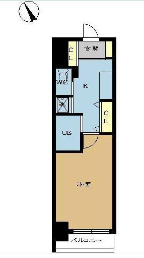 スカイコート秋葉原 間取り