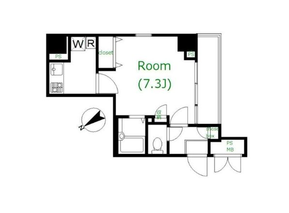 アフェクシオン日本橋人形町 間取り