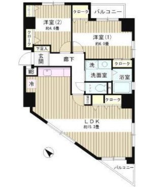 パークサイド小石川植物園 間取り
