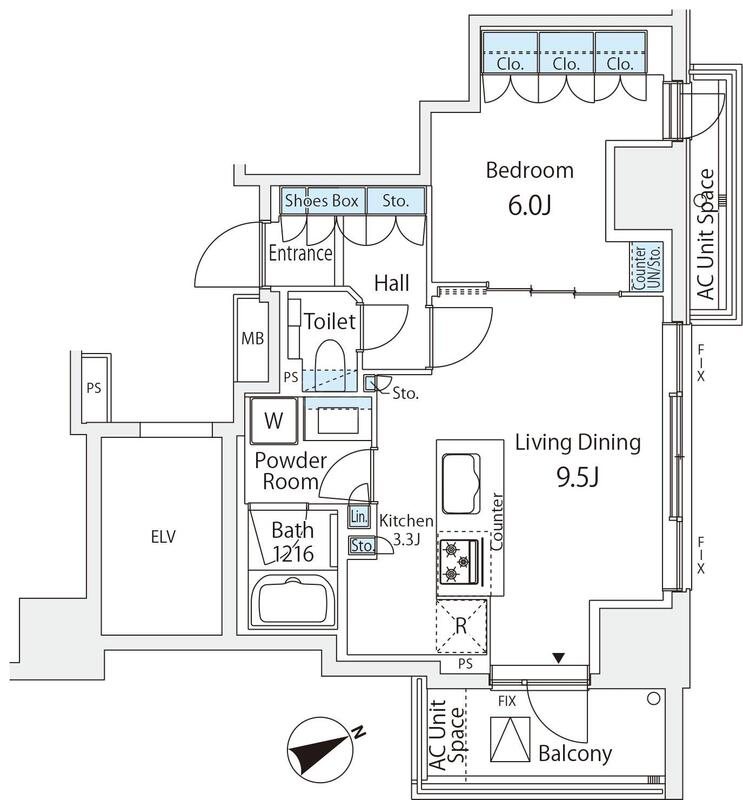 シャリエ御茶ノ水 間取り