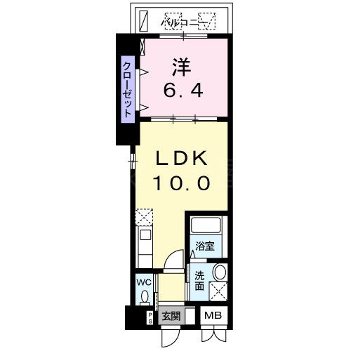 フレスクーラ神楽坂 間取り