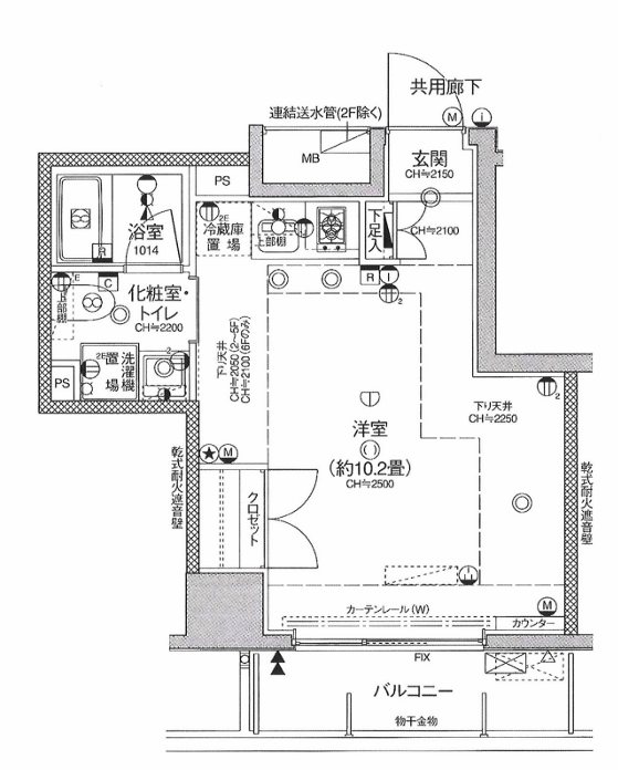 ミテッツァ千代田三崎町 間取り
