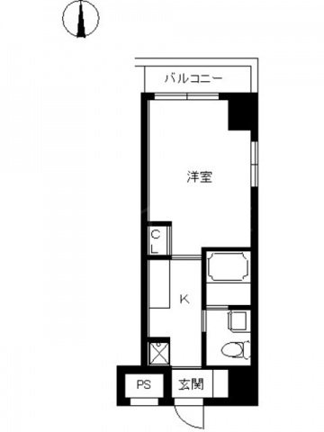 スカイコート神田第2 間取り